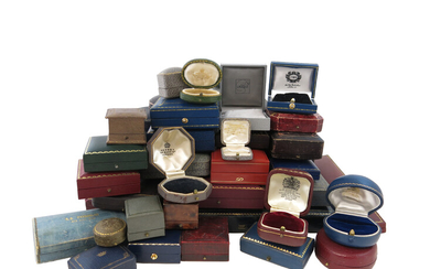 Forty-one jewellery boxes