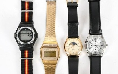 Four Estate Quartz Watches Including Seiko