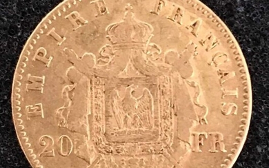France - 20 Franc 1866-BB - Napoleon III - Gold
