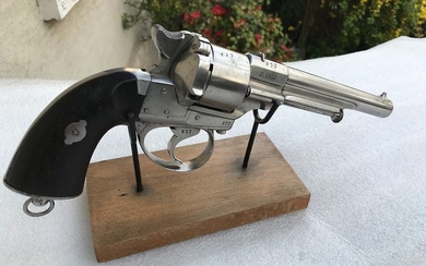 France -Revolver de marine lefaucheux modele réglementaire ML 1858 cal 12 daté 1863 marqué jd tout au même - Centerfire - Revolver