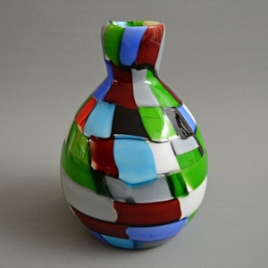Fratelli Toso (attr.) - Multicolored Spotted Vase - Glass