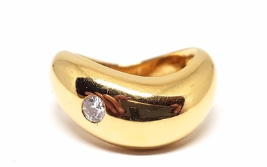 Fred - 18 kt. Yellow gold - Ring - 0.10 ct Diamond
