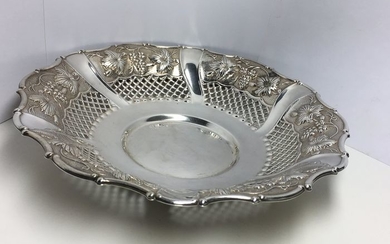 Fruit bowl - .800 silver - Greggio - Italy - Second half 20th century