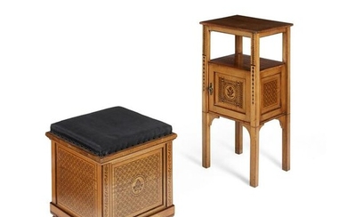 GILLOWS, LANCASTER & LONDON COMMODE BEDSIDE TABLE