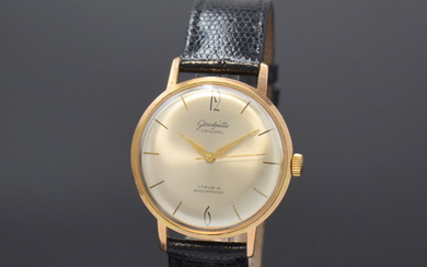 GUB GLASHÜTTE/SA gilt gents wristwatch, Germany around 1965, manual winding,...