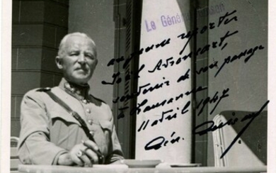 GUISAN HENRI: (1874-1960) Swiss General who held the office of the General of the Swiss Armed Forces...
