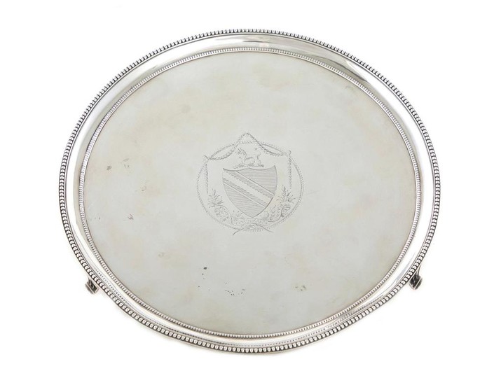 George III silver salver, by Carter, Smith & Sharp