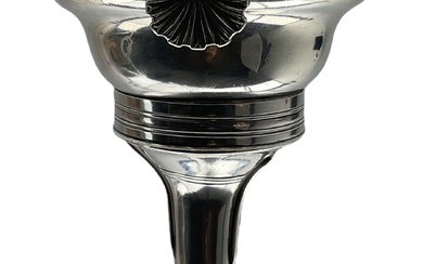 George IV silver wine funnel by Rebecca Emes & Edward Barnard I