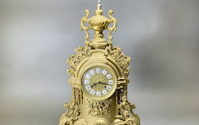 Gilt-Bronze Empire Clock