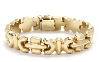 Gold Parentesi Style Bracelet