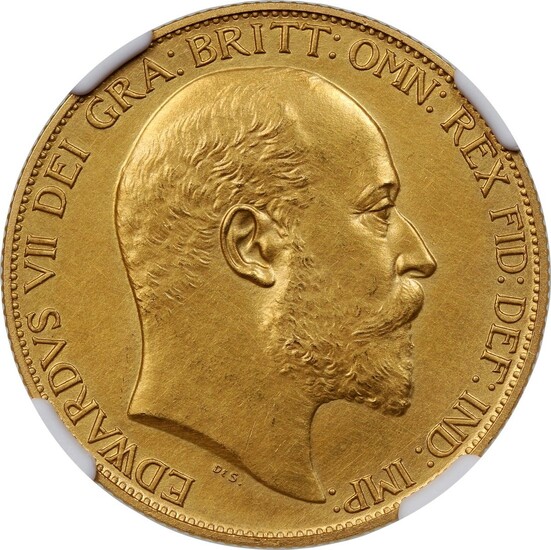 Great Britain, gold proof 2 sovereign, 1902