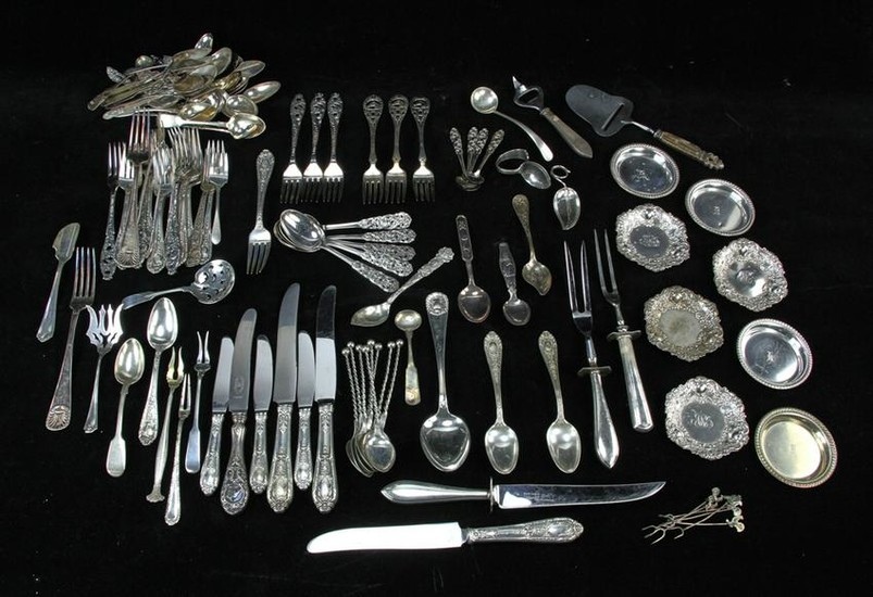 Group of Assorted Silver Pieces, Utensils
