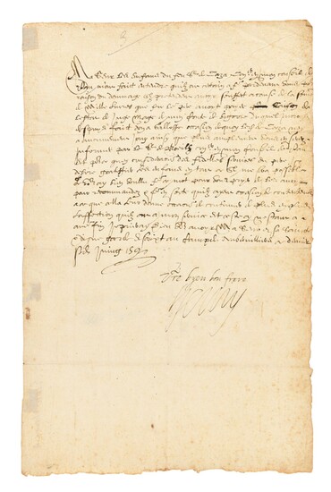 HENRI IV. Lettre signée « Henry » à sa sœur... - Lot 3 - Osenat