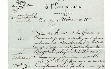 HISTORY - BONAPARTE Napoleon I (1769 - 1821) - Letter signed