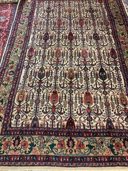 Hand Knoted Persian Tabriz Rug 9.4x6 ft #13