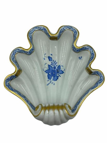 Herend Porcelain Triangular Dish