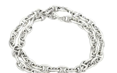 Hermès - Chaîne d'Ancre TPM Silver AG 925 Necklace