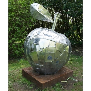 Hilary Cartmel (British, b. 1958), Large Apple with Grey
