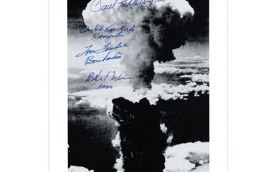Hiroshima Mushroom Cloud 4x Signed photo. A Rare Combination of Signers!