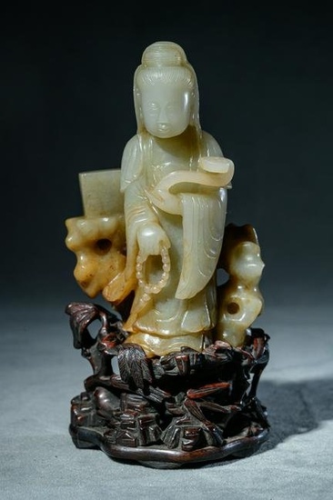Holding Ruyi Standing Like Jade Avalokitesvara