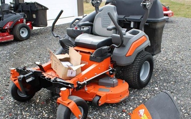 Husqvarna ZTR Z448 48" deck Zero Turn lawn mower with bagging system, has extra parts
