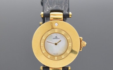 Jaeger-LeCoultre Rendez-Vousz 18k yellow gold ladies wristwatch, Switzerland...