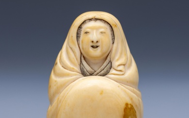 Japan, an ivory netsuke, Meiji period (1868-1912), 19th century