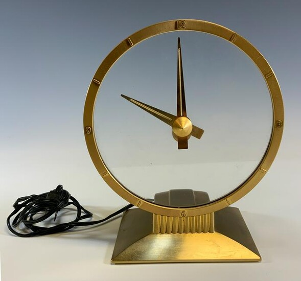 Jefferson Mid Century Golden Hour Mystery Clock