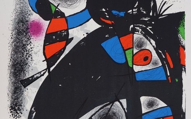 Joan Miro (1893-1983) - Personnage surréalise