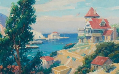 Joe Duncan Gleason (1881-1959), "The Beautiful Bay of Avalon"