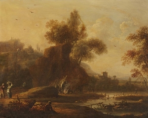 Johann Alexander Thiele, River Landscape