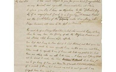 John Adams Autograph Letter Signed