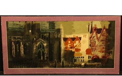 John Egerton Christmas Piper (1903-1992) Northern Cathedral,...