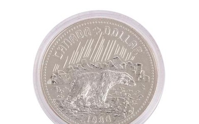 Kanada /SILBER - Elisabeth II. 1 $ 1980 spgl.