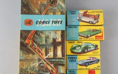 Konvolut Corgi Toys: 6 Stk. Modellautos von 1960-67