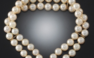 Ladies' Pearl and Gold Bracelet