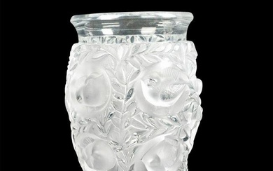 Lalique Crystal Vase, Bagatelle
