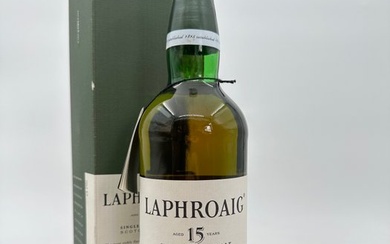Laphroaig 15 years old - Original bottling - b. 1990s - 70cl
