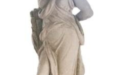 Large Antique Allegory of Fall Garden Statue