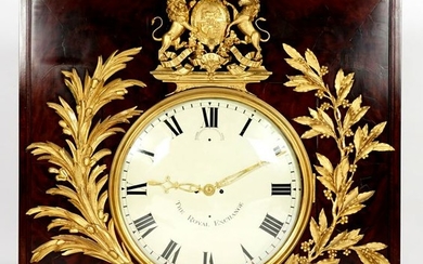Large George III Brockbanks Royal Exchange Clock