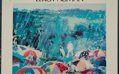 Leroy Neiman: Arnie In the Rain Poster