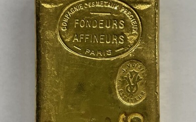 Lingot d’or 1Kg (996 g) de la Compagnie des métaux précieux n°531624 – SUR DESI…