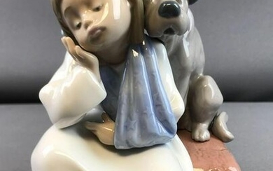 Lladro We Cant Play figurine in original box