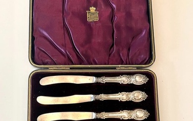 London Jewellers & Silversmiths Company - Table knife set - Silver, Steel