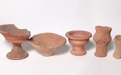 A collection of 29 ancient pottery fragments