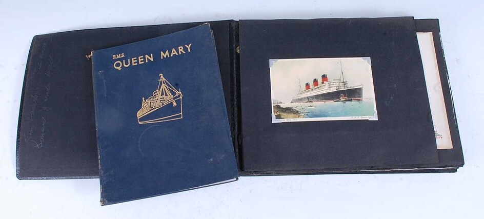 A souvenir album for the maiden voyage of RMS Queen Mary in 1936