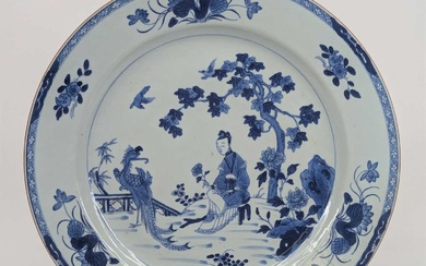 Lot details An 18th century Chinese blue & white porcelain...