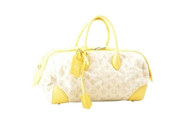 Louis Vuitton - Denim Speedy Round Joanne Handbag