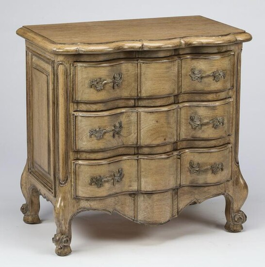 Louis XV style side chest with three drawers