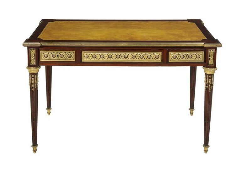Louis XVI-Style Mahogany Writing Desk